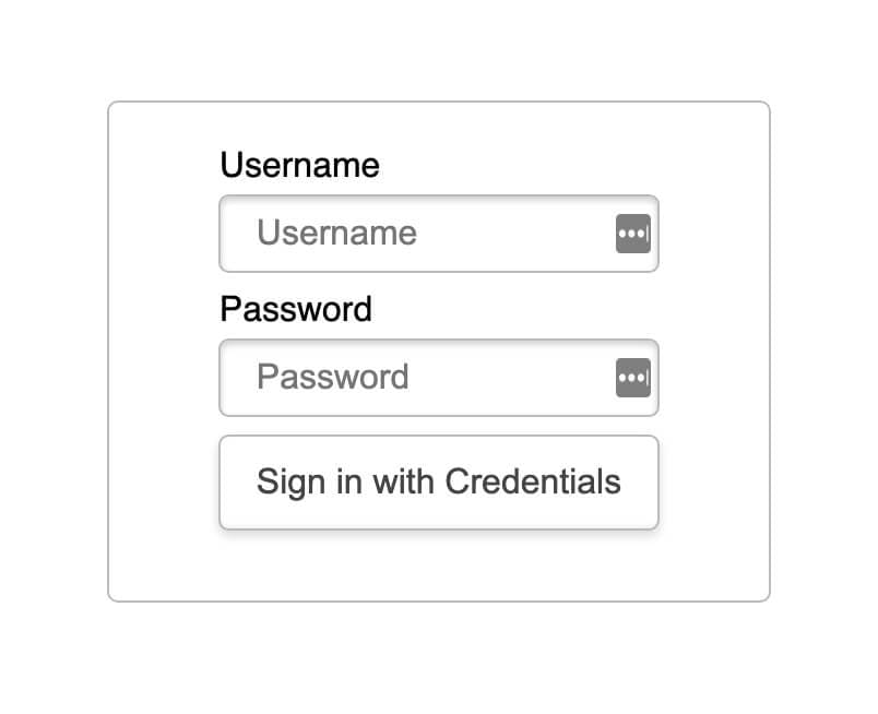 NextAuth.js Credentials Sign In
